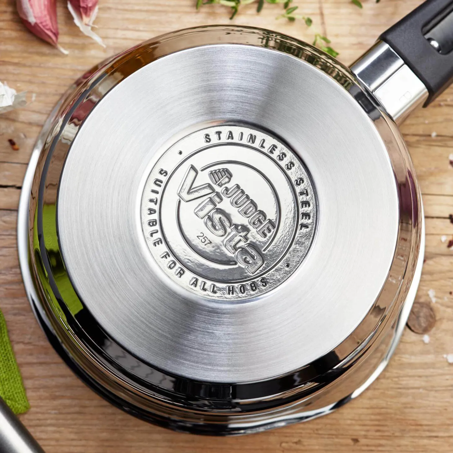 Judge Vista 16cm Stainless Steel Draining Saucepan