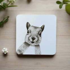 Katherine Sheard Coaster - Skittles Squirrel
