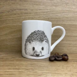 Katherine Sheard Fine China Espresso Mug - Henry Hedgehog