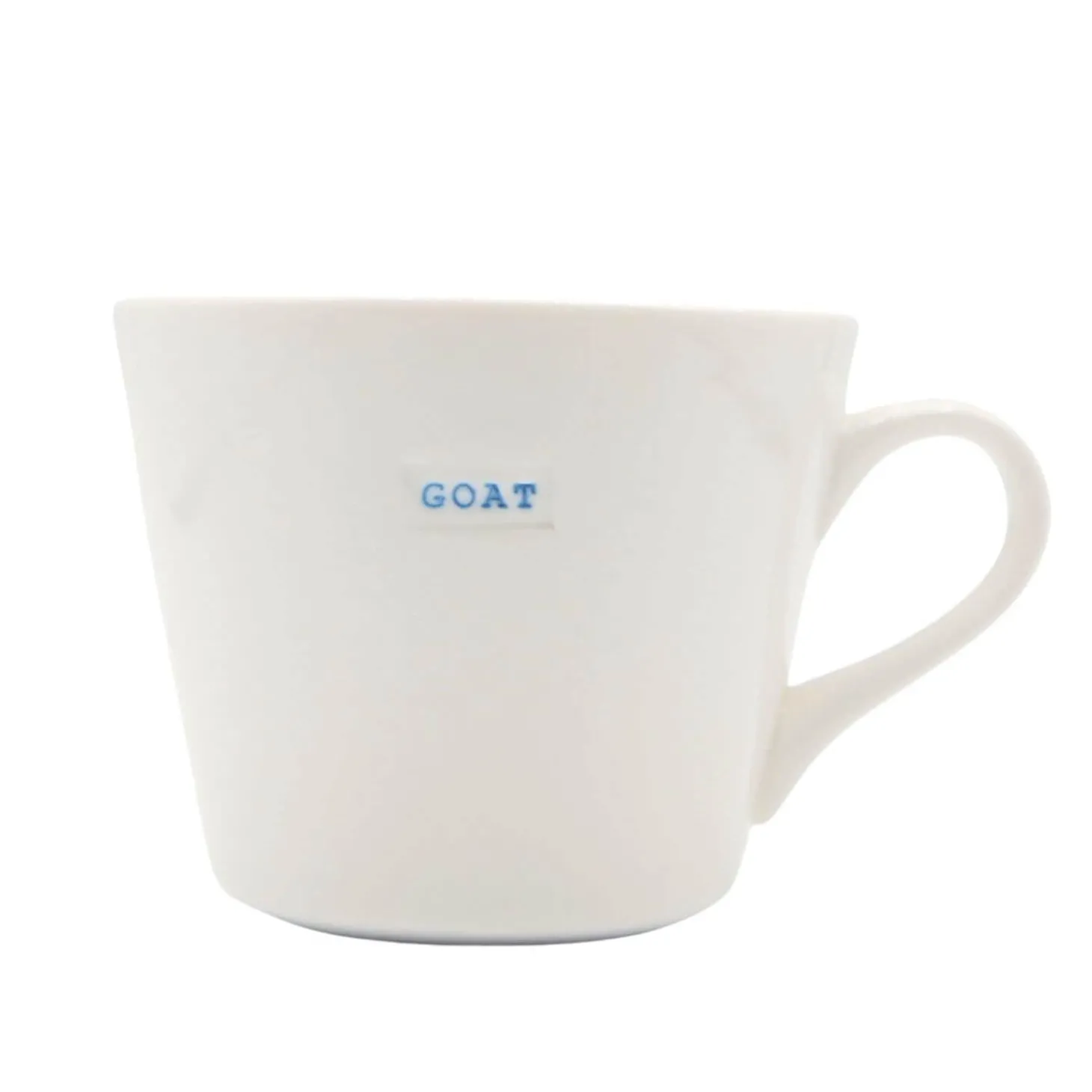 Keith Brymer Jones Word Range Bucket Mug - GOAT