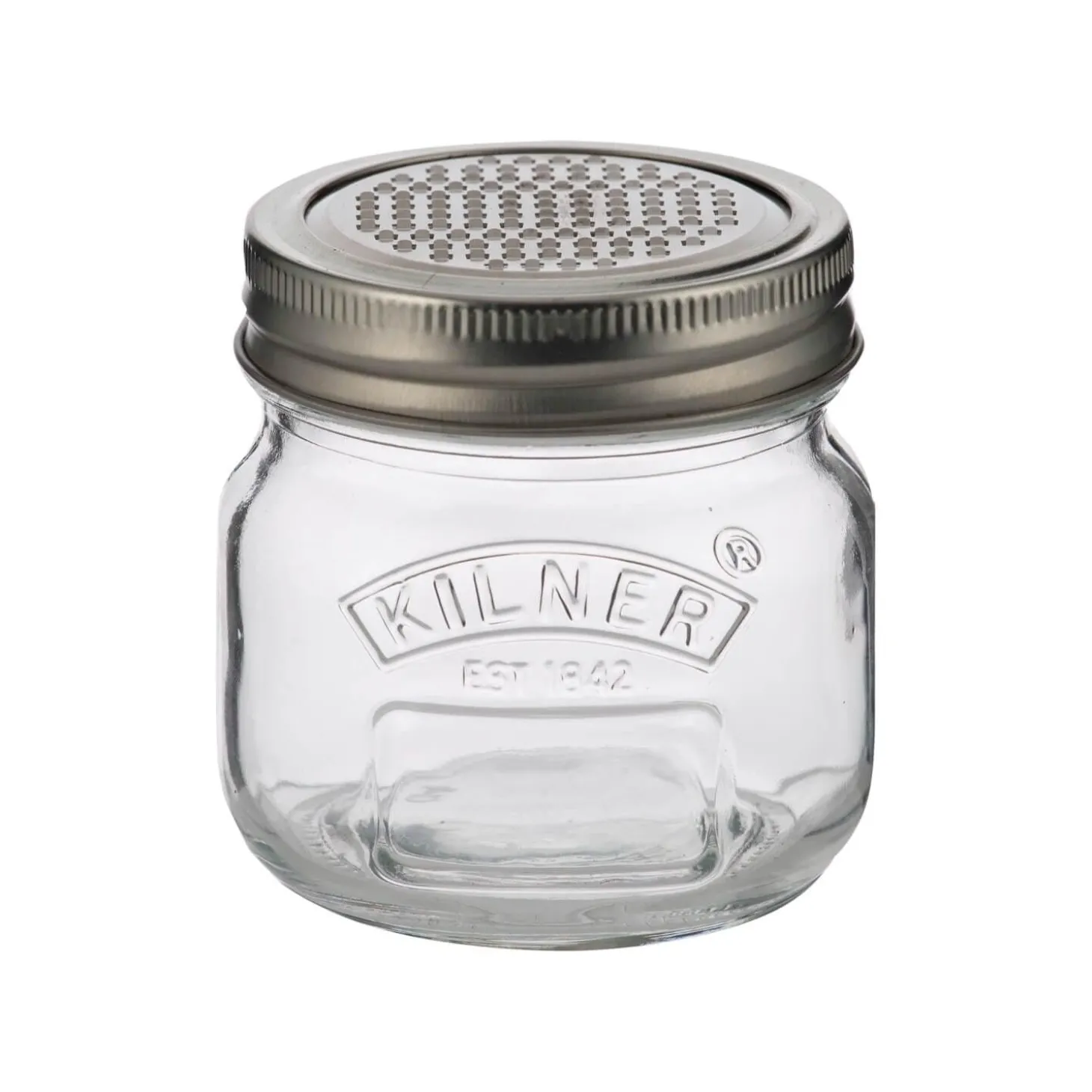 Kilner Glass Storage Jar with Grater Lid - 250ml