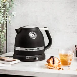 KitchenAid Artisan 5KEK1522BBK 1.5 Litre Kettle - Cast Iron Black