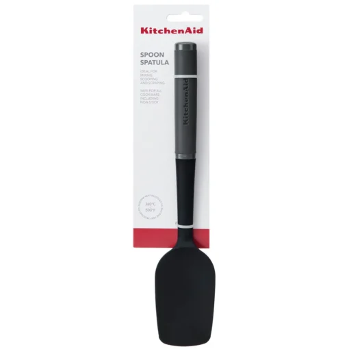 KitchenAid Soft Grip Spoon Spatula - Charcoal Grey