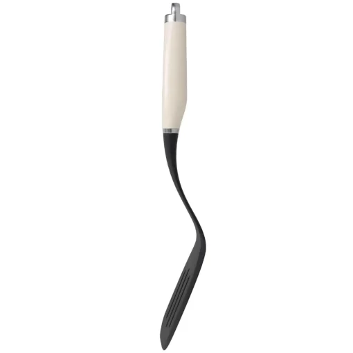 KitchenAid Utensils Plastic Slotted Turner - Almond Cream