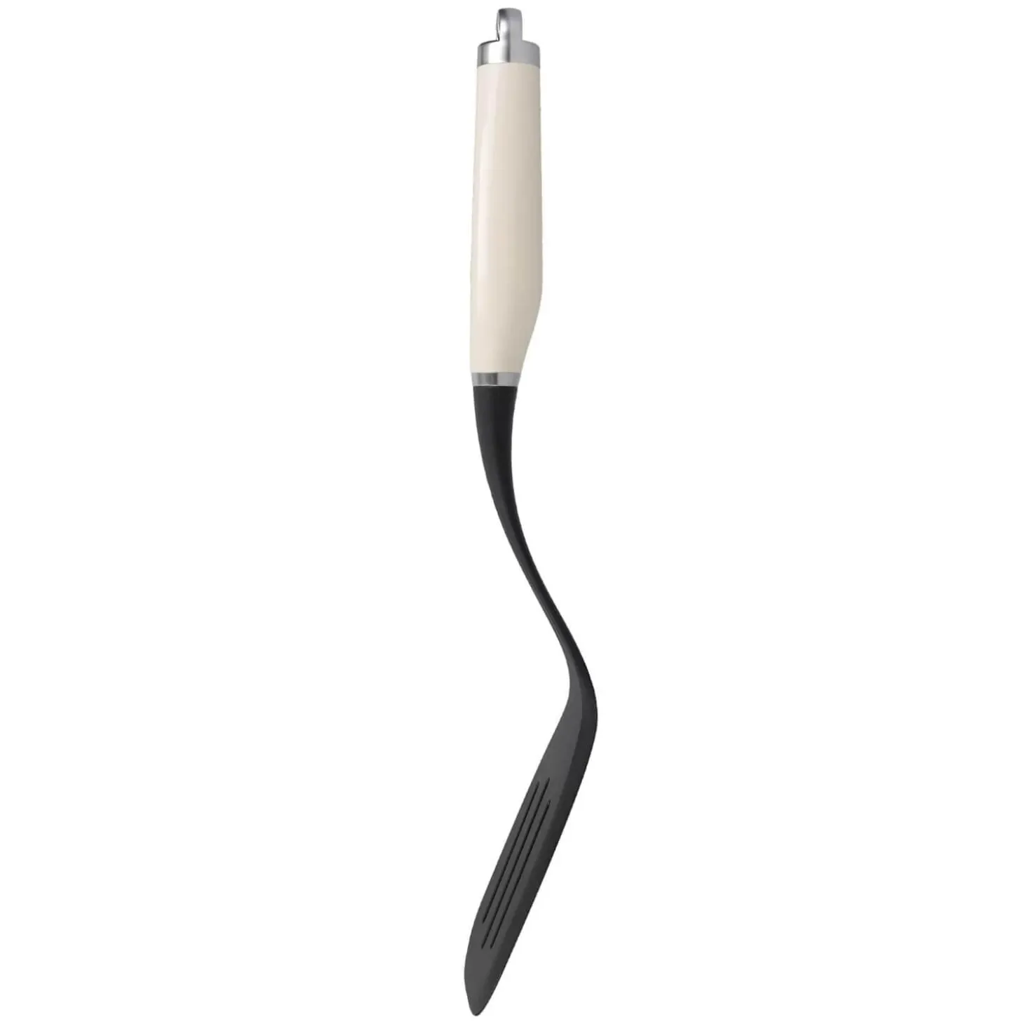 KitchenAid Utensils Plastic Slotted Turner - Almond Cream