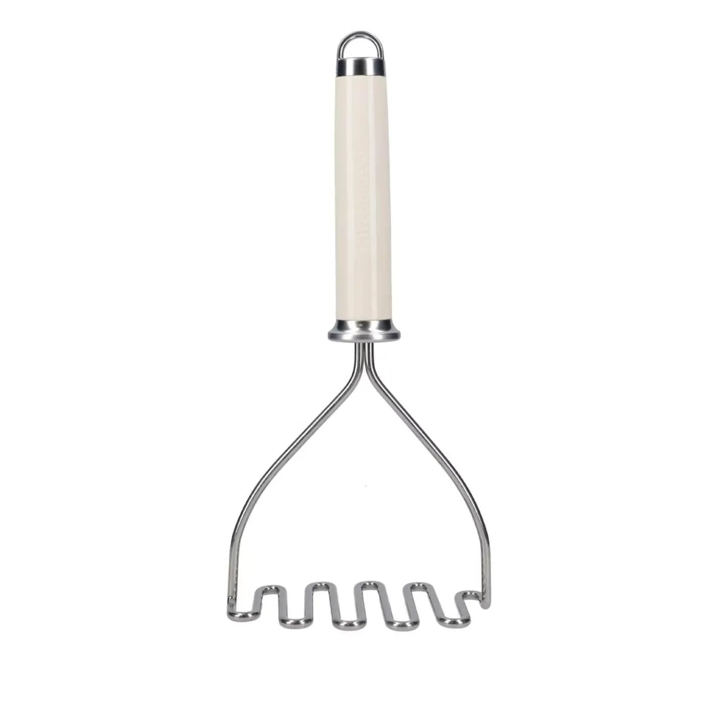 KitchenAid Utensils Stainless Steel Masher - Almond Cream