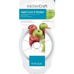 KitchenCraft Apple Corer & Wedger - White