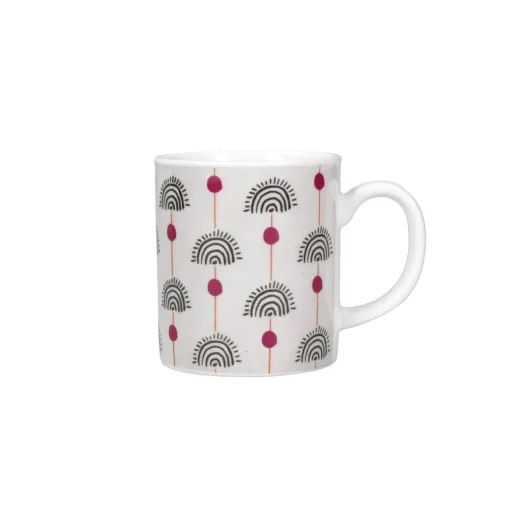 KitchenCraft Espresso Mug - Exotic Rainbow