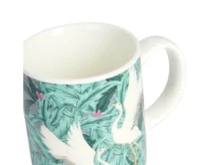 KitchenCraft Espresso Mug - Exotic Cranes