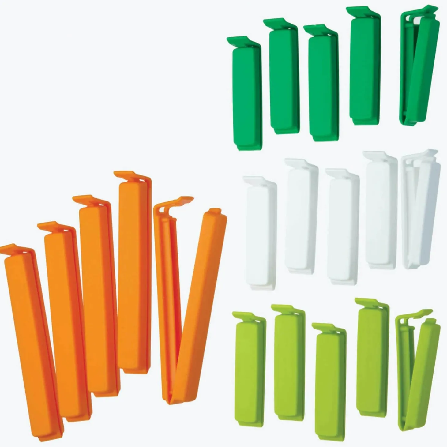 KitchenCraft Pack of 20 Assorted Sized Bag Clips
