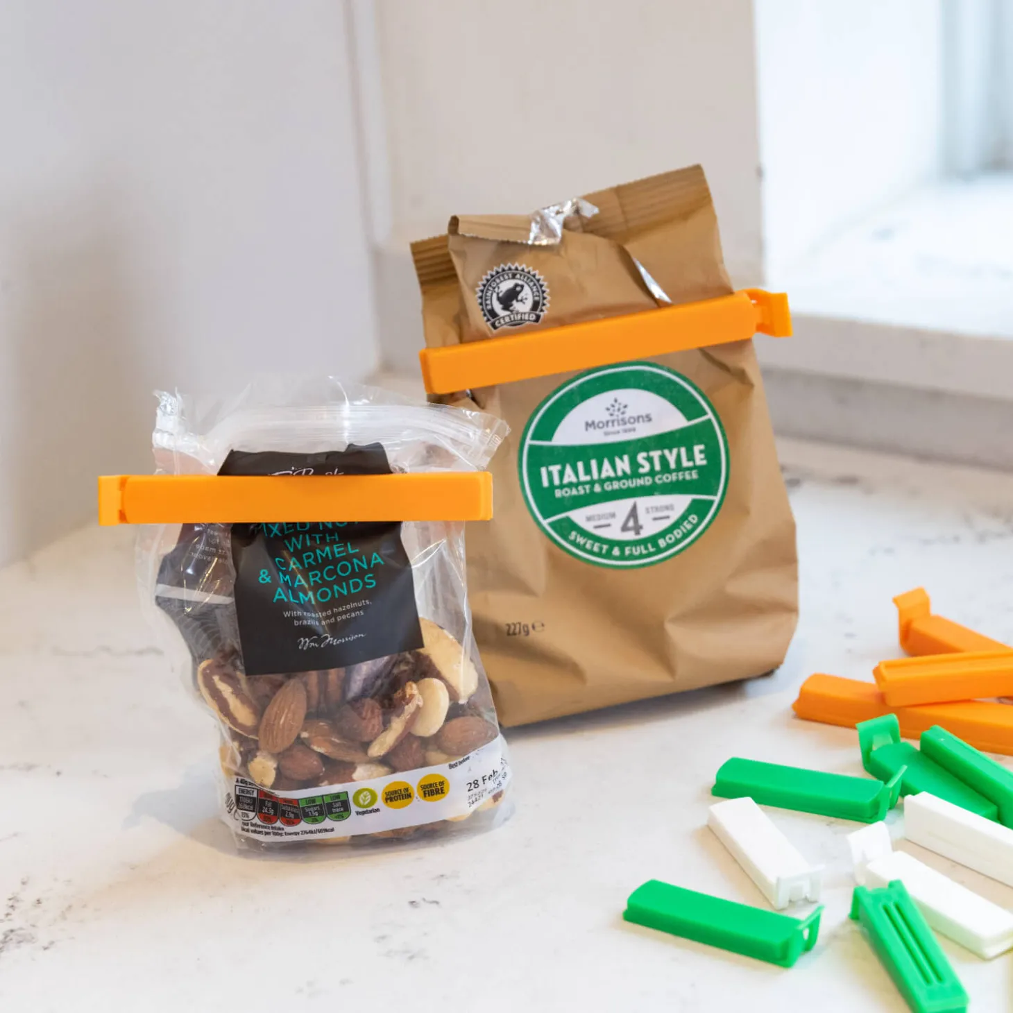 KitchenCraft Pack of 20 Assorted Sized Bag Clips