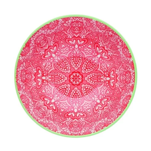 Kitchencraft Stoneware Bowl - Damask Red