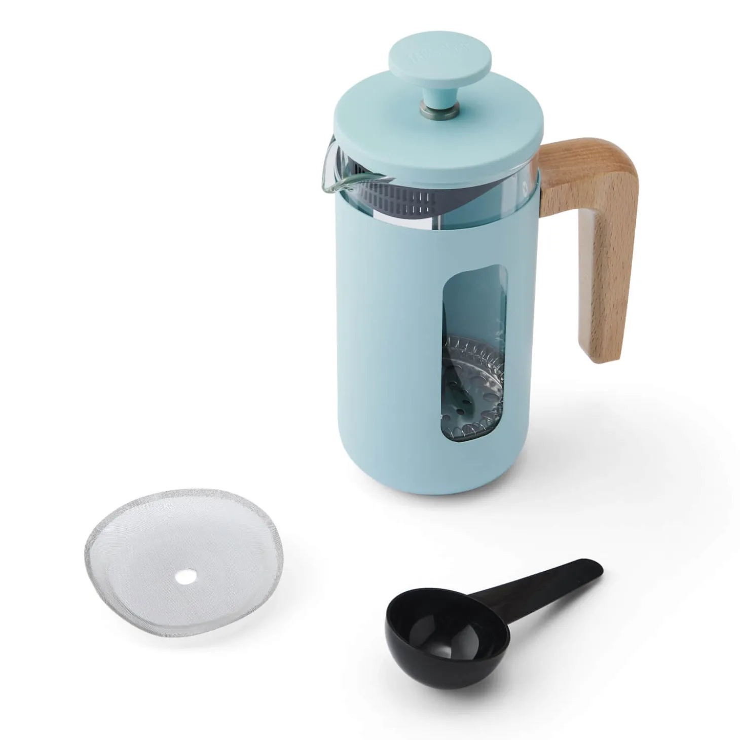 La Cafetière Pisa 3-Cup Cafetière - Sky Blue