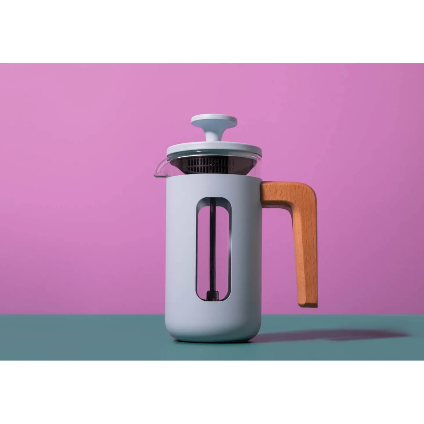 La Cafetière Pisa 3-Cup Cafetière - Sky Blue