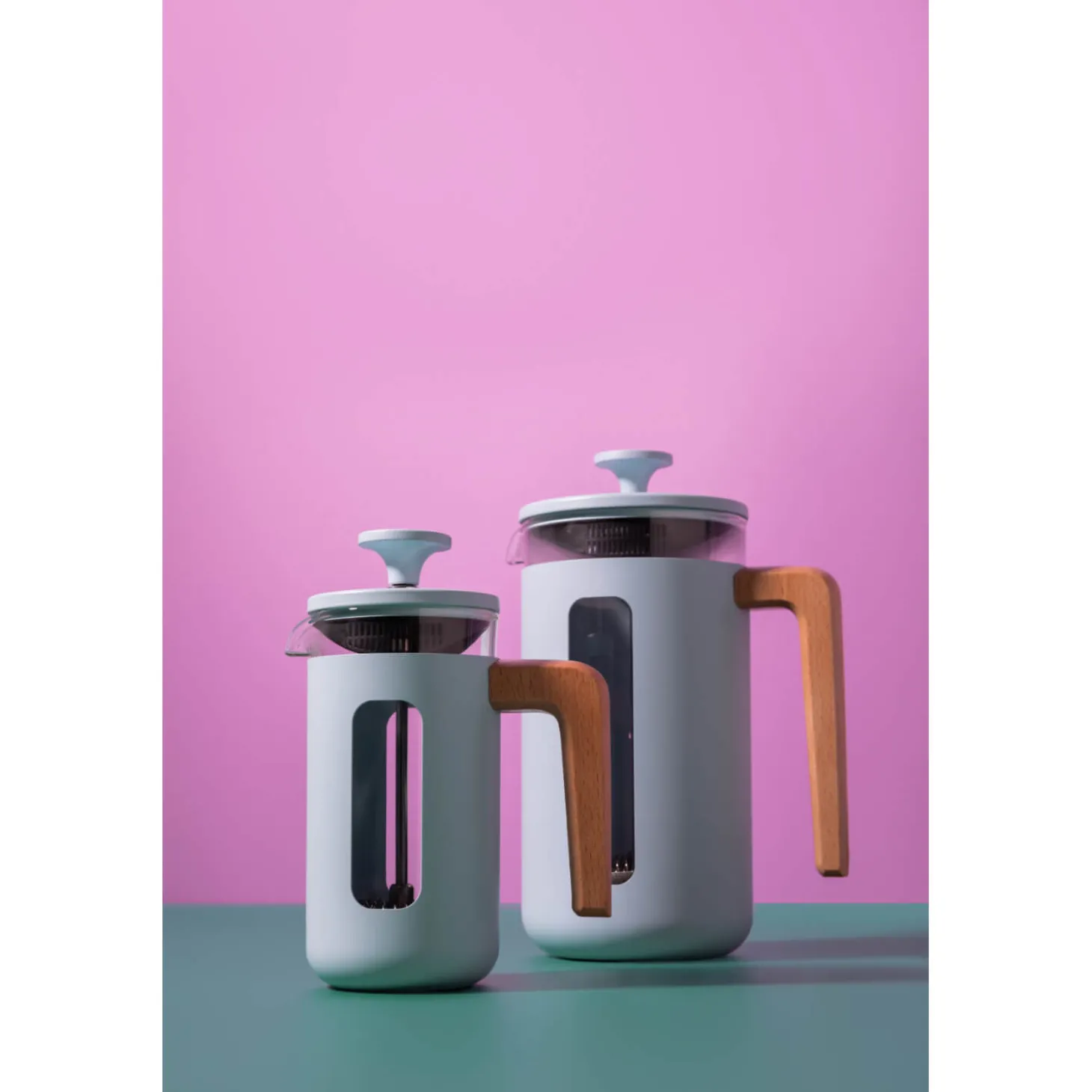 La Cafetière Pisa 3-Cup Cafetière - Sky Blue