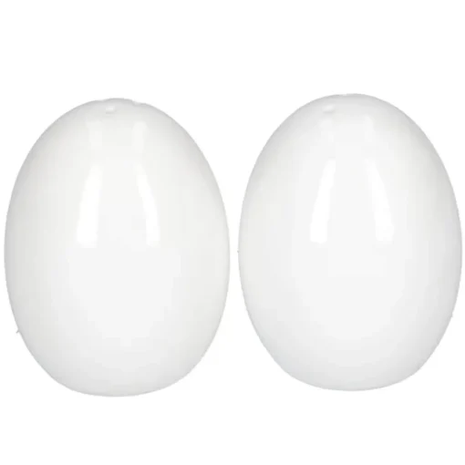 La Porcellana Bianca Menage Egg-Shaped Salt & Pepper Shakers