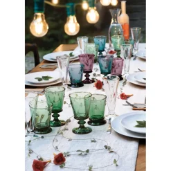 La Rochere Bee Embossed Clear Mini Goblet Tumbler Glass - 185ml