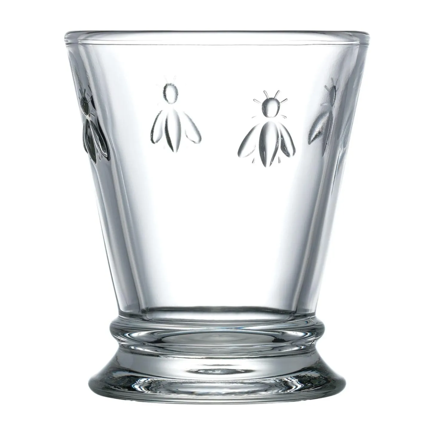 La Rochere Bee Embossed Clear Goblet Tumbler Glass - 270ml