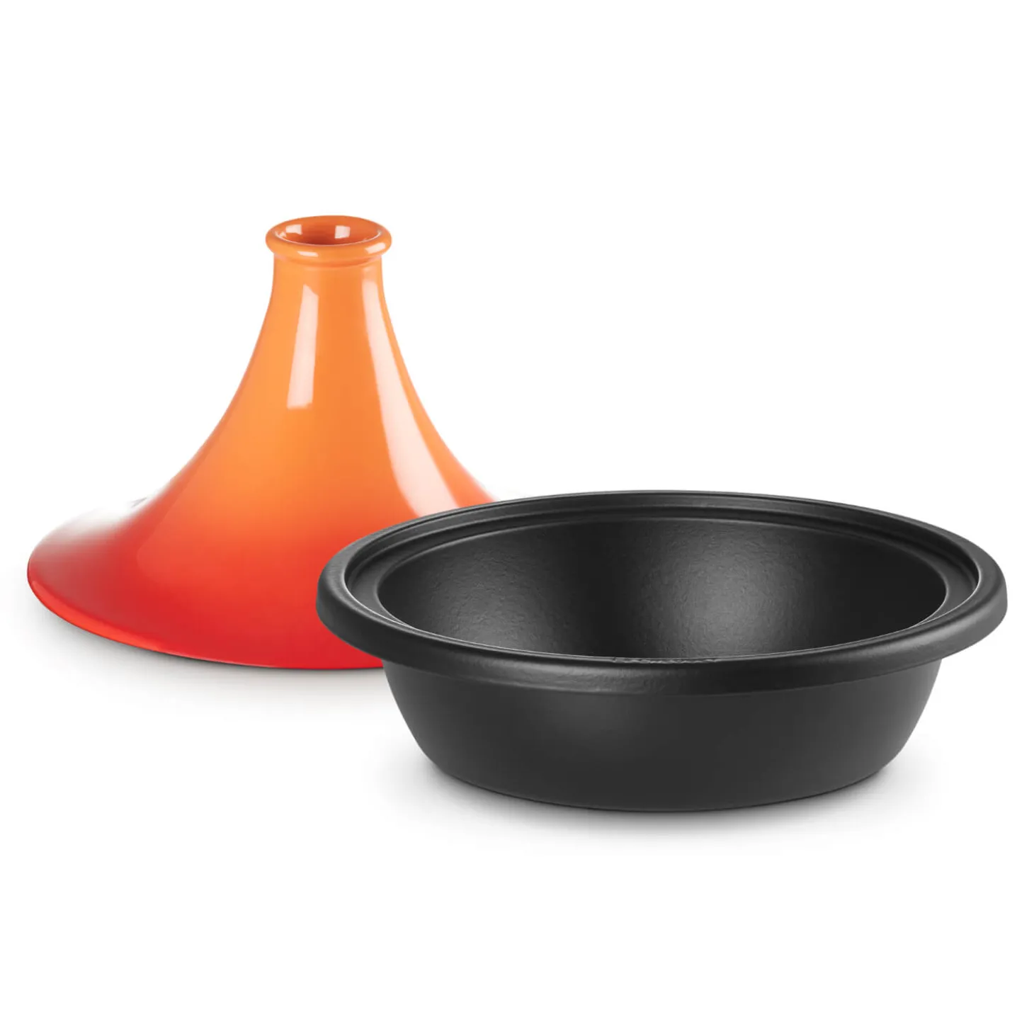 Le Creuset Cast Iron 31cm Round Tagine - Volcanic