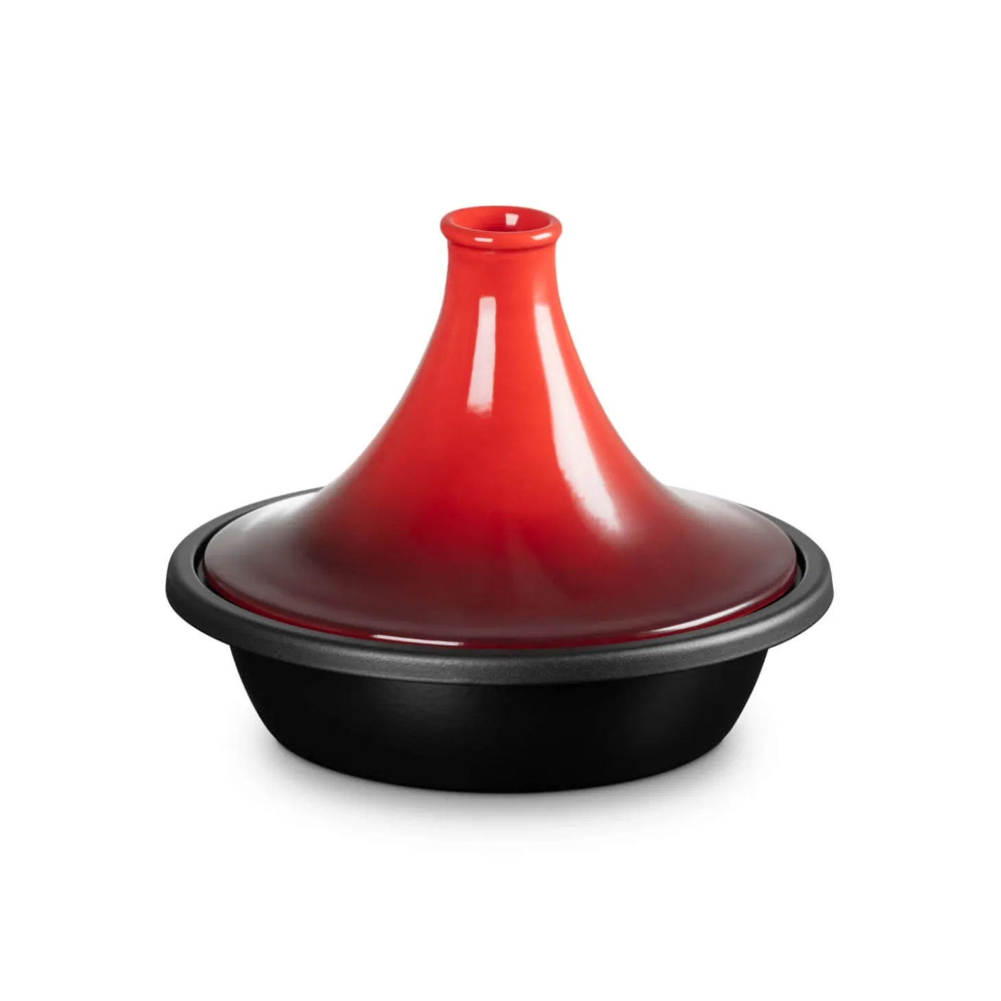 Le Creuset Cast Iron 31cm Round Tagine - Cerise