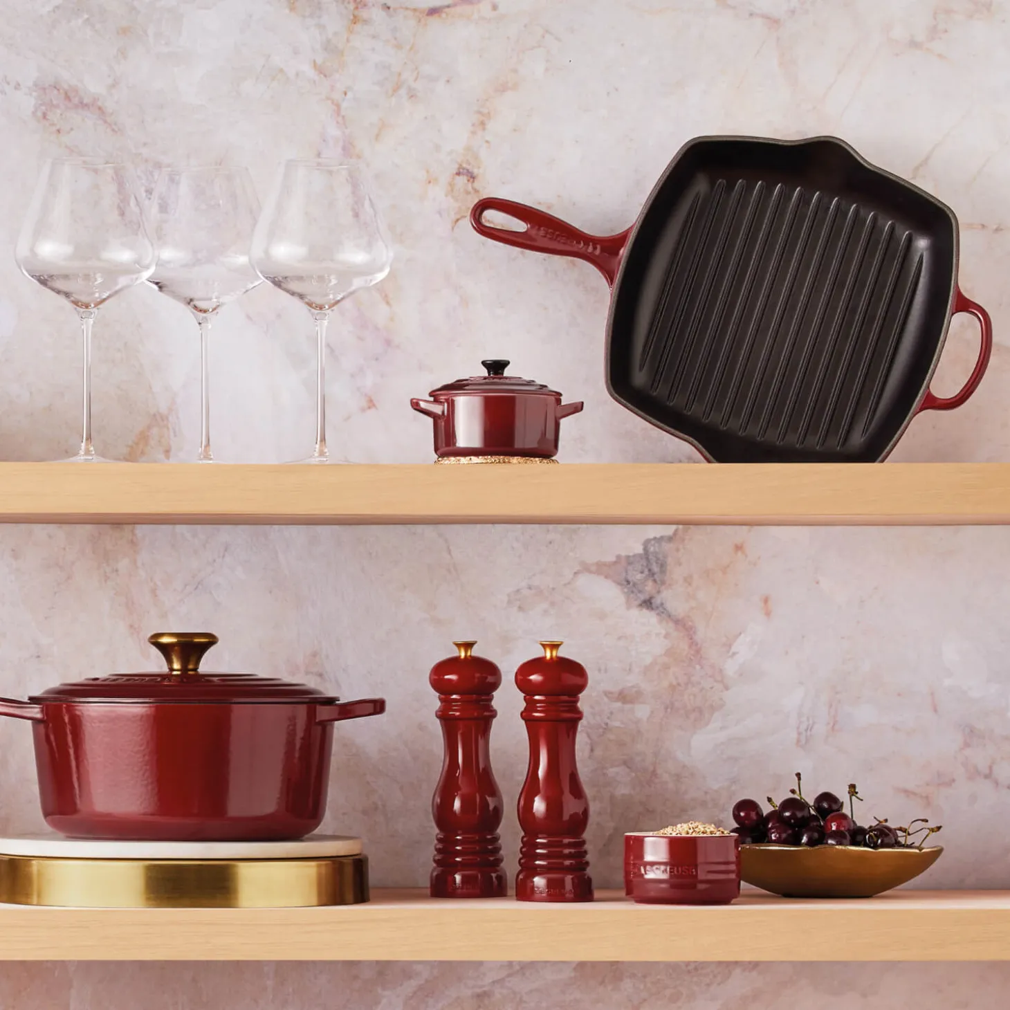 Le Creuset Classic Pepper Mill - Garnet