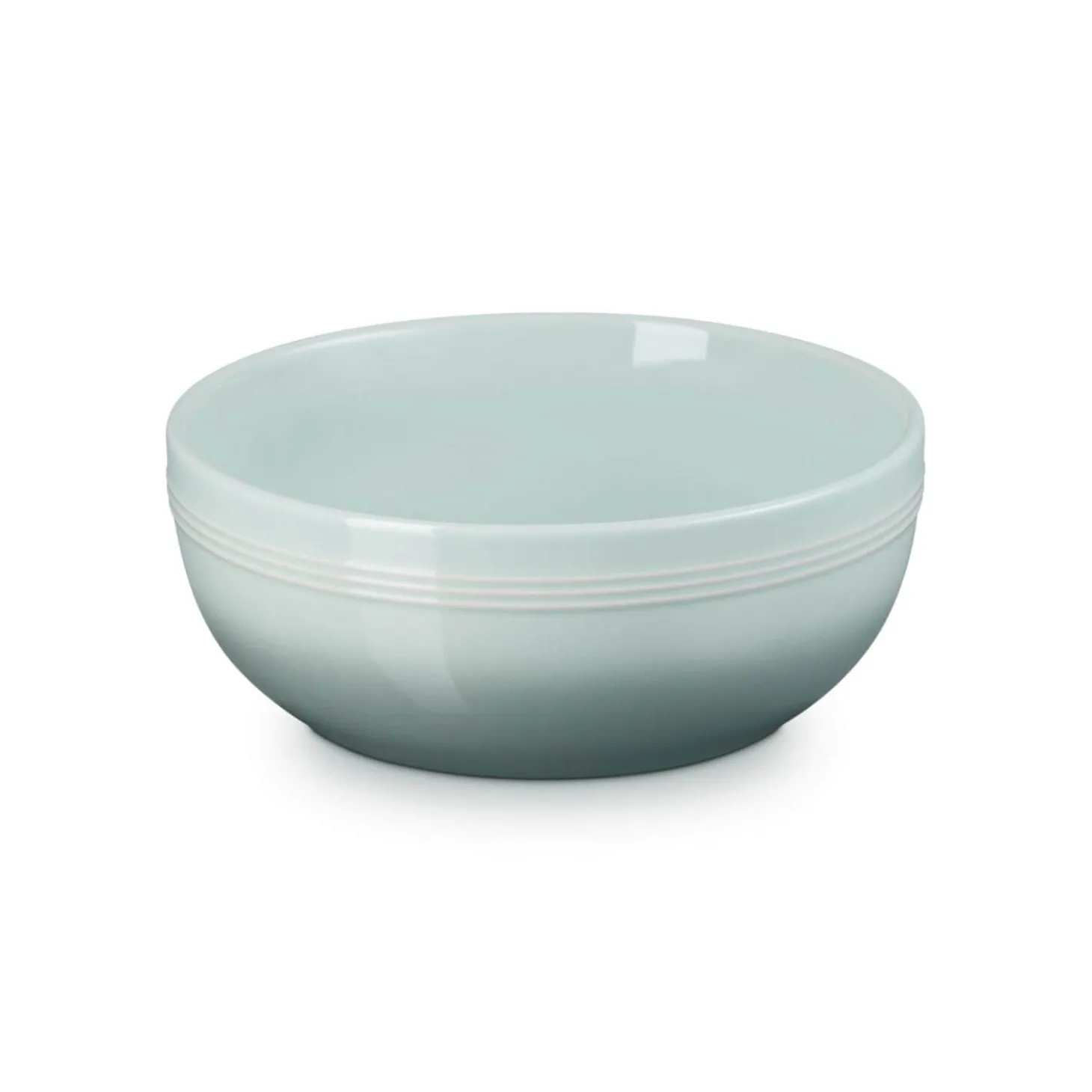 Le Creuset 20cm Coupe Stoneware Serve Bowl - Sea Salt