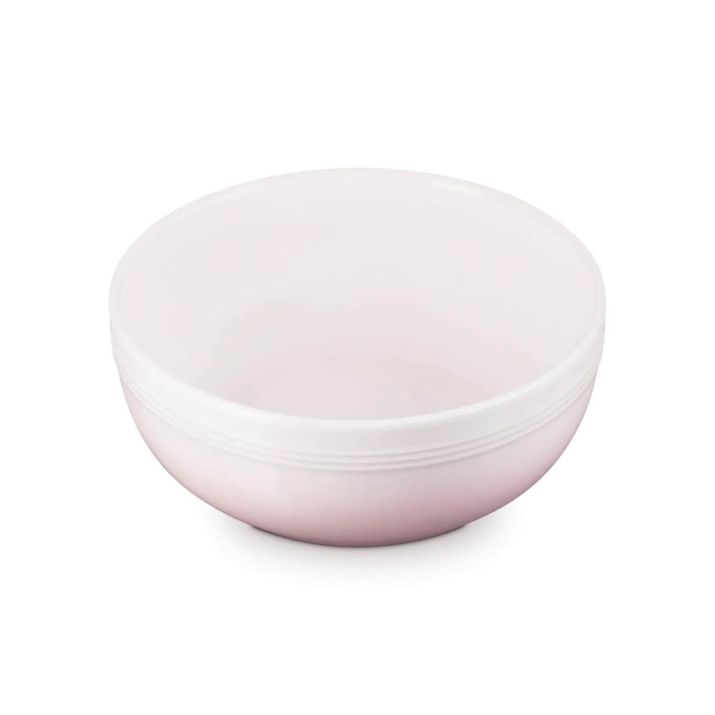 Le Creuset 20cm Coupe Stoneware Serve Bowl - Shell Pink