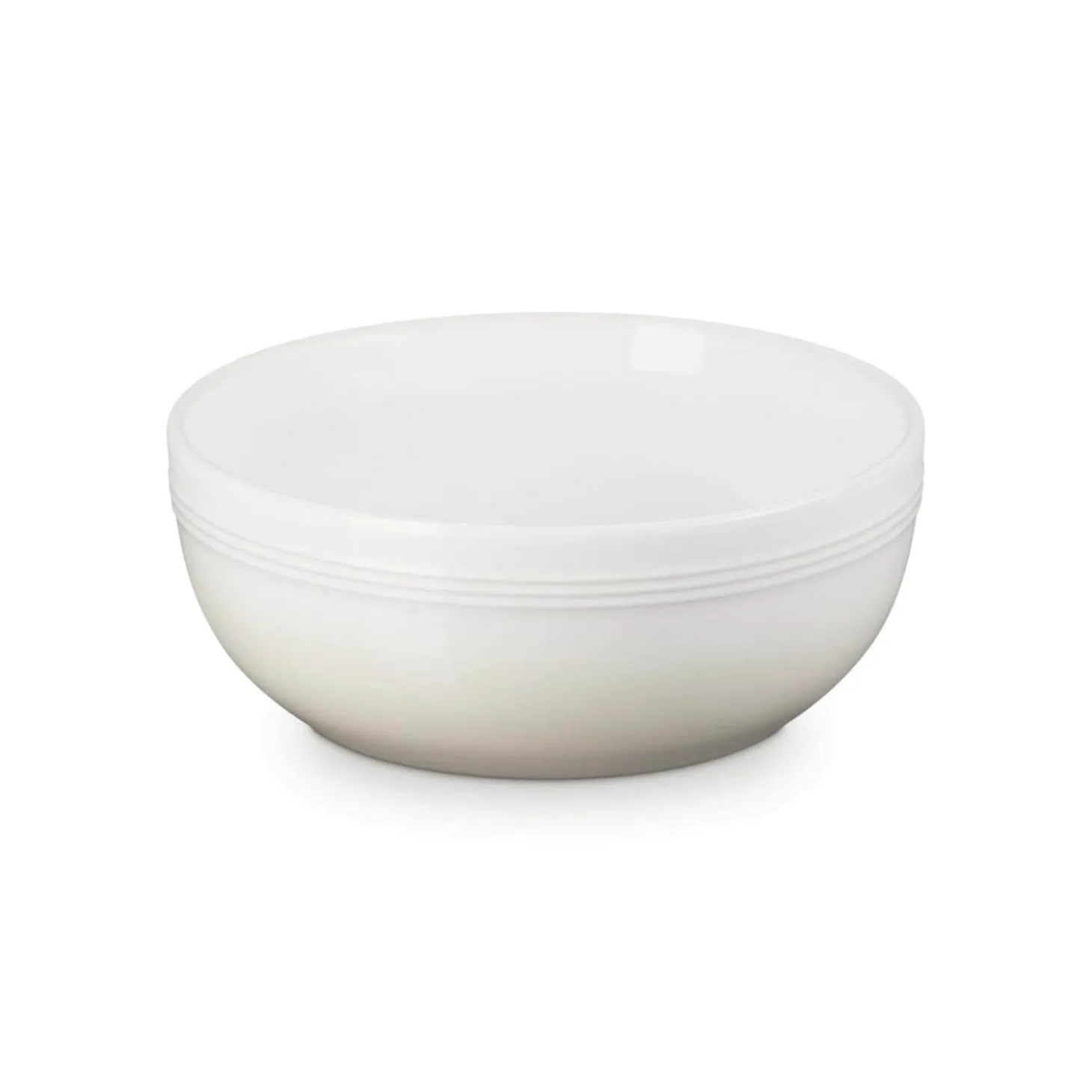 Le Creuset 20cm Coupe Stoneware Serve Bowl - Meringue
