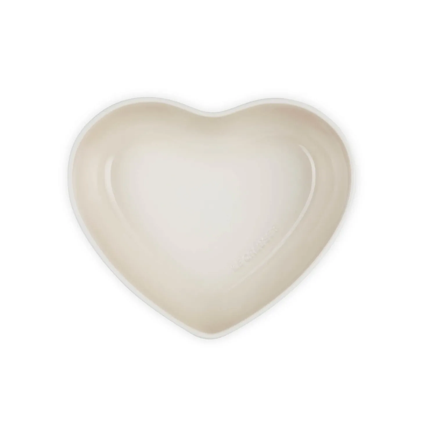Le Creuset 30cm Heart Stoneware Serving Bowl - Meringue
