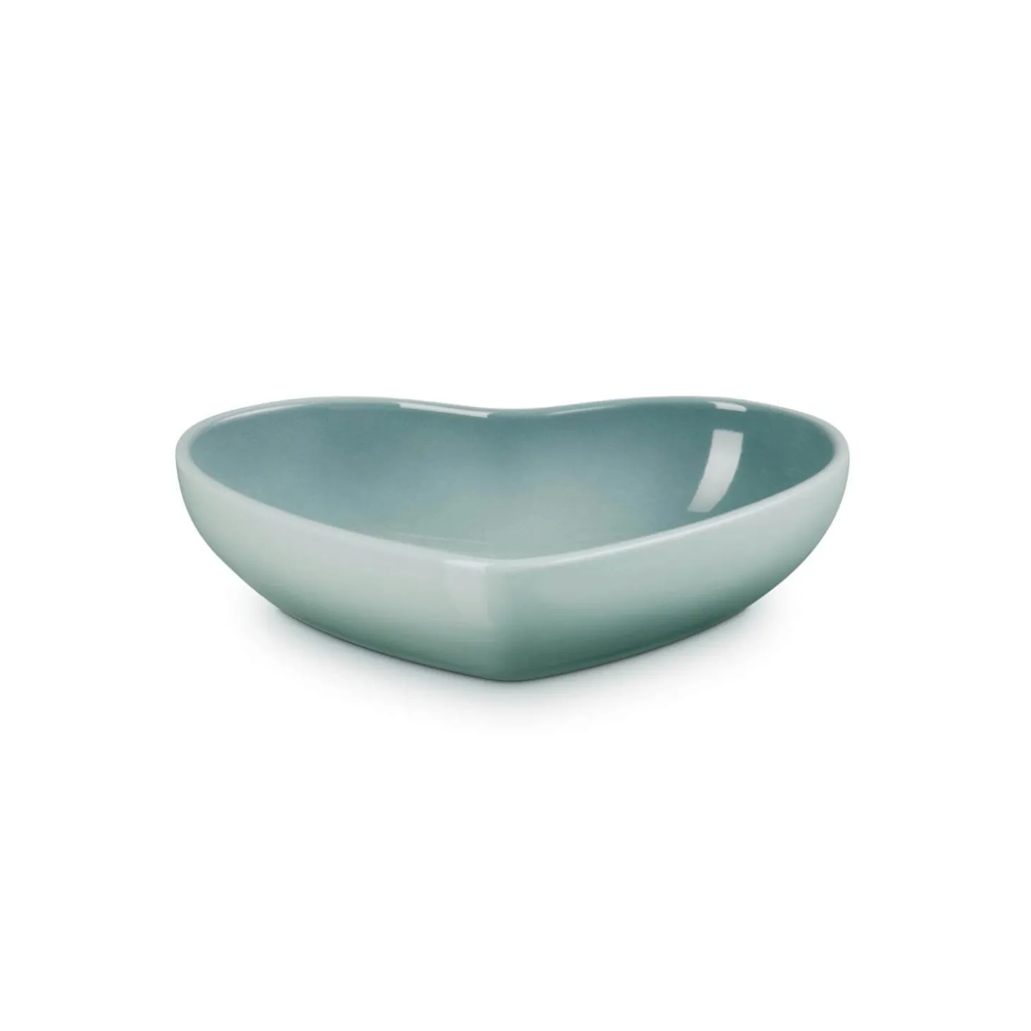 Le Creuset 23cm Heart Stoneware Bowl - Sea Salt