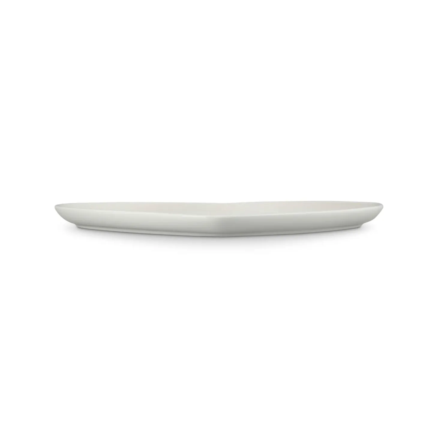 Le Creuset 32cm Heart Stoneware Serving Platter - Meringue