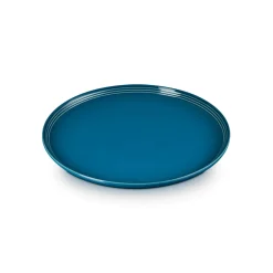 Le Creuset 27cm Stoneware Coupe Dinner Plate - Deep Teal