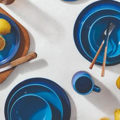 Le Creuset 22cm Stoneware Coupe Side Plate - Azure