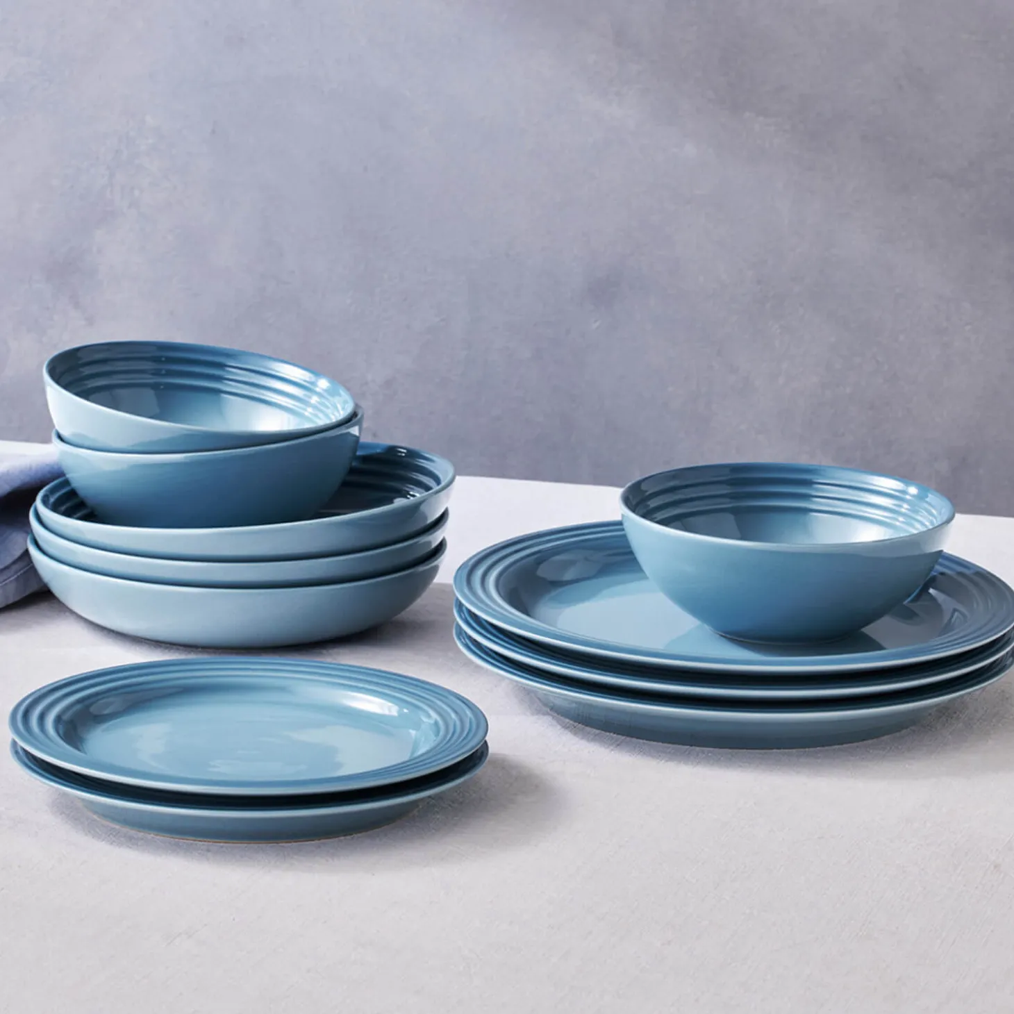 Le Creuset 16cm Stoneware Cereal Bowl - Chambray