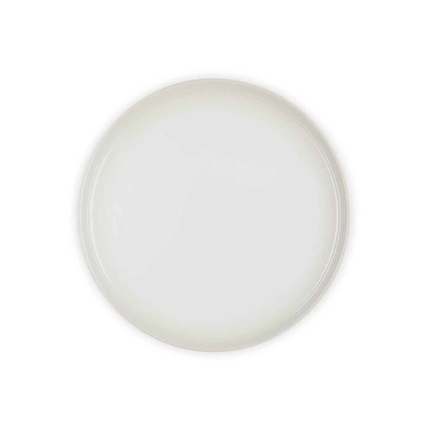 Le Creuset 27cm Stoneware Coupe Dinner Plate - Meringue