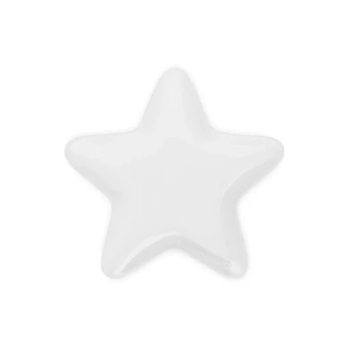 Le Creuset 20cm Stoneware Christmas Star Plate - White