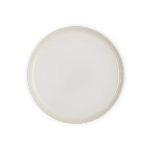 Le Creuset 22cm Stoneware Coupe Side Plate - Meringue