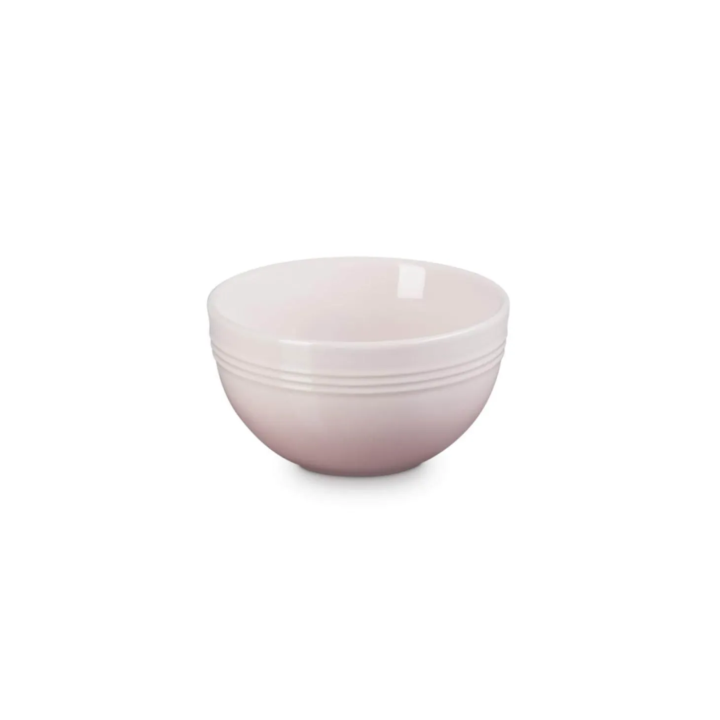 Le Creuset 12cm Stoneware Round Coupe Snack Bowl - Shell Pink
