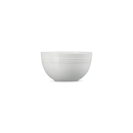 Le Creuset 12cm Stoneware Round Coupe Snack Bowl - White
