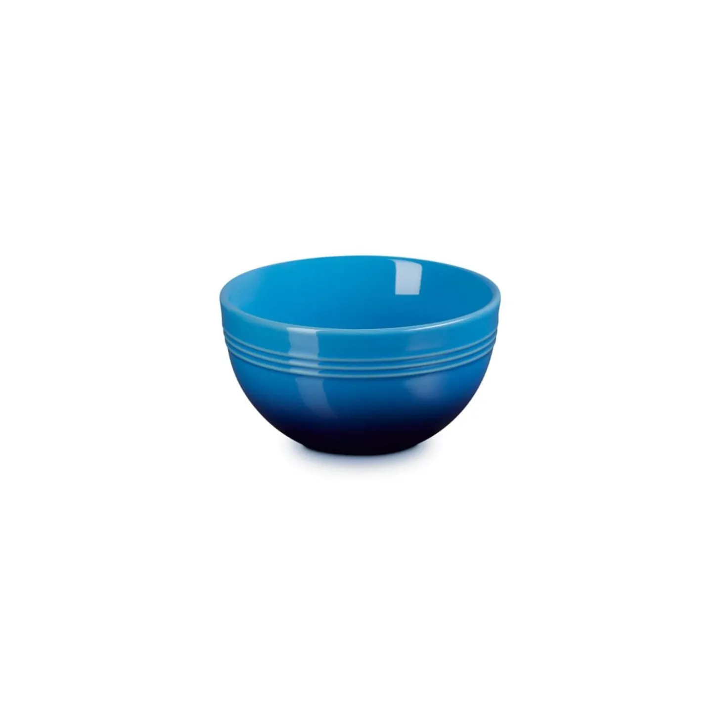 Le Creuset 12cm Stoneware Round Coupe Snack Bowl - Azure