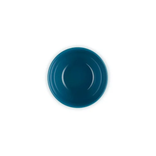Le Creuset 12cm Stoneware Round Coupe Snack Bowl - Deep Teal