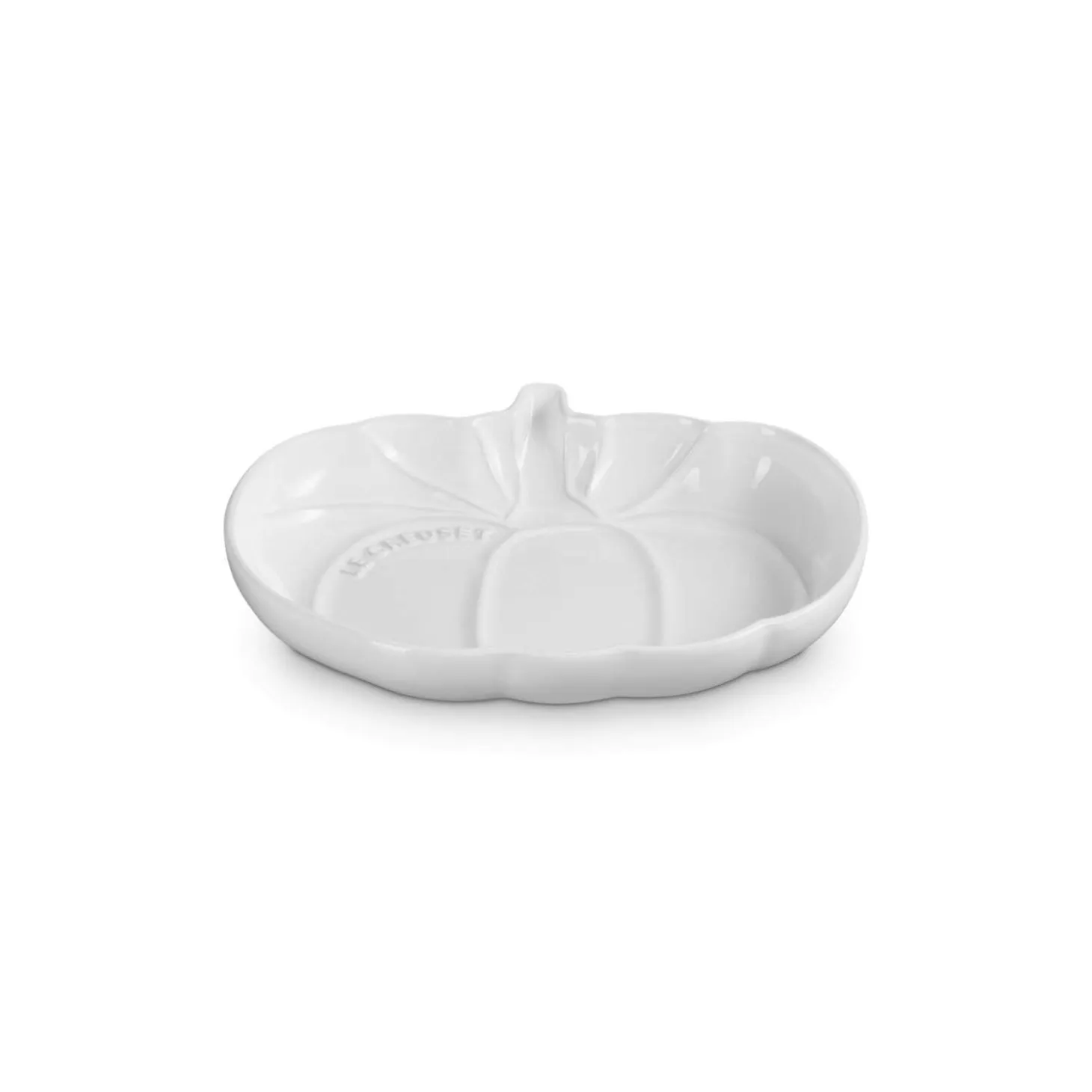Le Creuset Halloween Stoneware Medium Pumpkin Dish - White