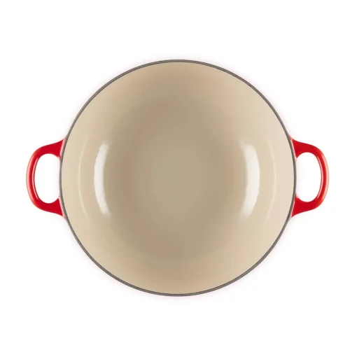 Le Creuset Holly Signature Cast Iron 26cm Soup Pot - Cerise