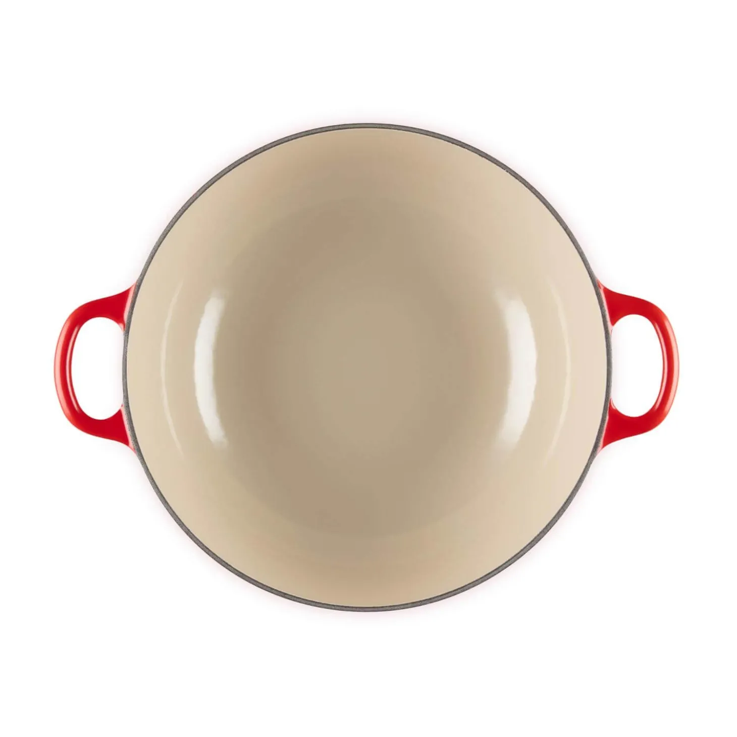 Le Creuset Holly Signature Cast Iron 26cm Soup Pot - Cerise