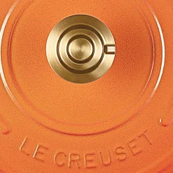 Le Creuset Limited Edition Signature 30cm Cast Iron Shallow Casserole - Flamme Doree