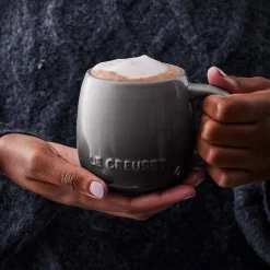 Le Creuset 320ml Stoneware Coupe Sphere Mug - Flint