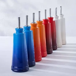 Le Creuset 300ml Stoneware Oil & Vinegar Set - Cerise