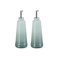 Le Creuset 300ml Stoneware Oil & Vinegar Set - Sea Salt