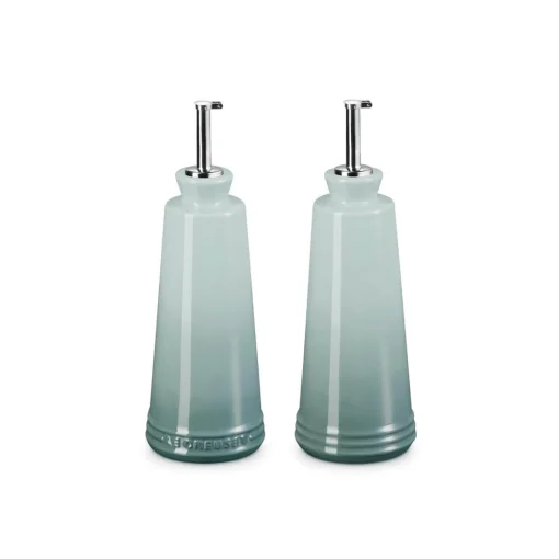 Le Creuset 300ml Stoneware Oil & Vinegar Set - Sea Salt