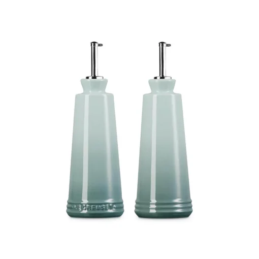 Le Creuset 300ml Stoneware Oil & Vinegar Set - Sea Salt